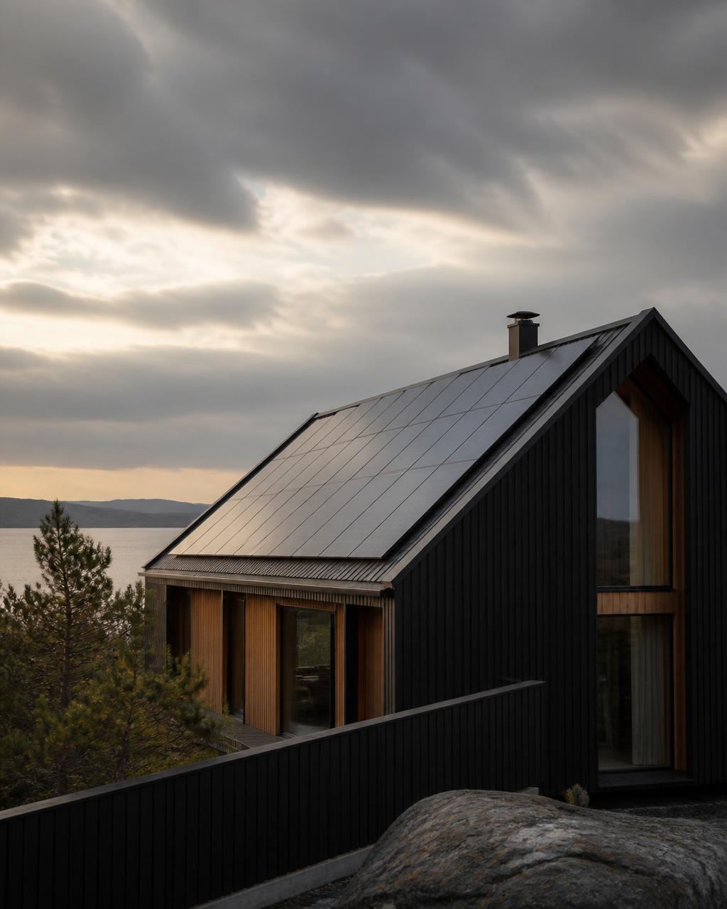 Solceller integrerade med ditt batterilager